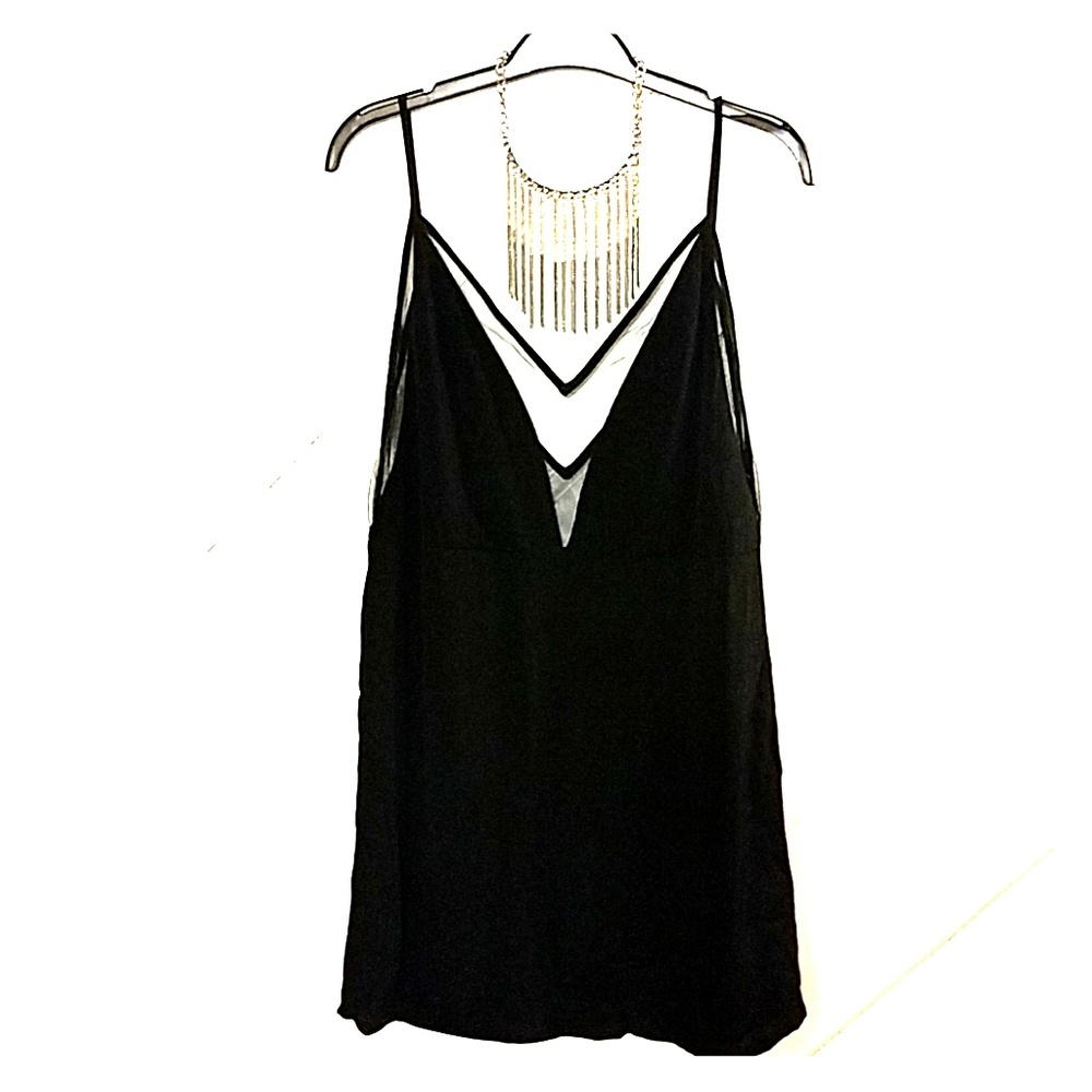 NWT Tobi Slip dress in black sz XS